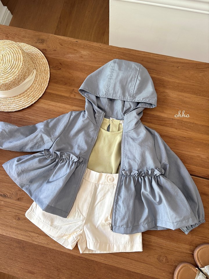 Ohho - Korean Children Fashion - #magicofchildhood - Summer Frill Windbreaker - 5