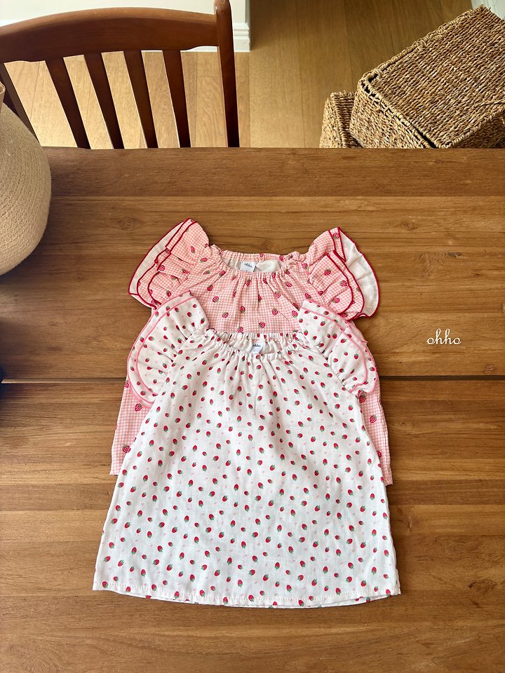 Ohho - Korean Children Fashion - #magicofchildhood - Berry Berry Blouse - 6