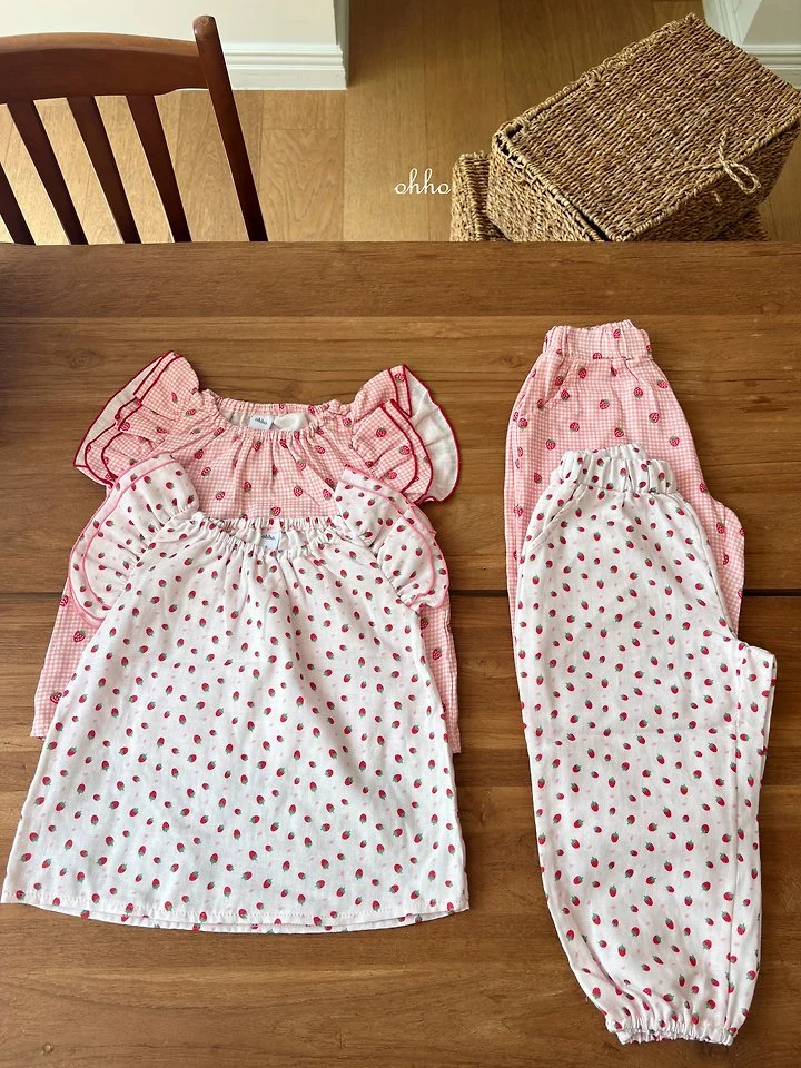 Ohho - Korean Children Fashion - #minifashionista - Berry Berry Blouse - 7
