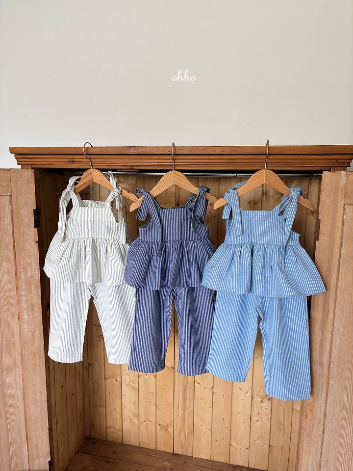 Ohho - Korean Children Fashion - #prettylittlegirls - Pepper Stripe Pants - 10