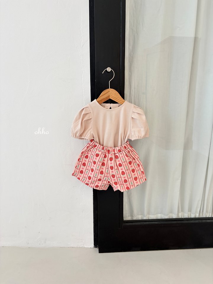Ohho - Korean Children Fashion - #prettylittlegirls - Strawberry Shorts - 5