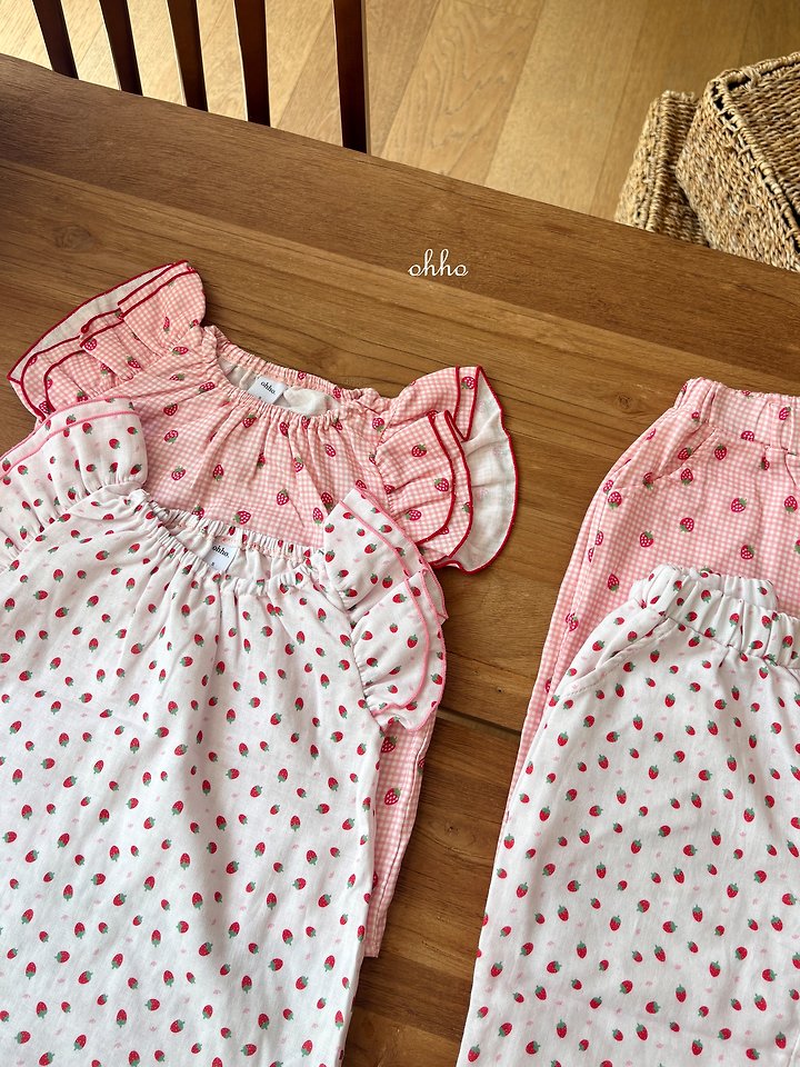 Ohho - Korean Children Fashion - #prettylittlegirls - Berry Berry Blouse - 8