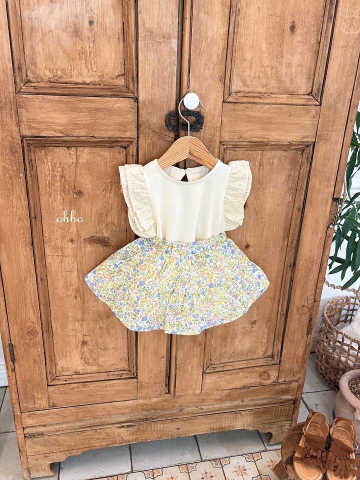 Ohho - Korean Children Fashion - #stylishchildhood - Angel Embroidery Wing Tee - 5