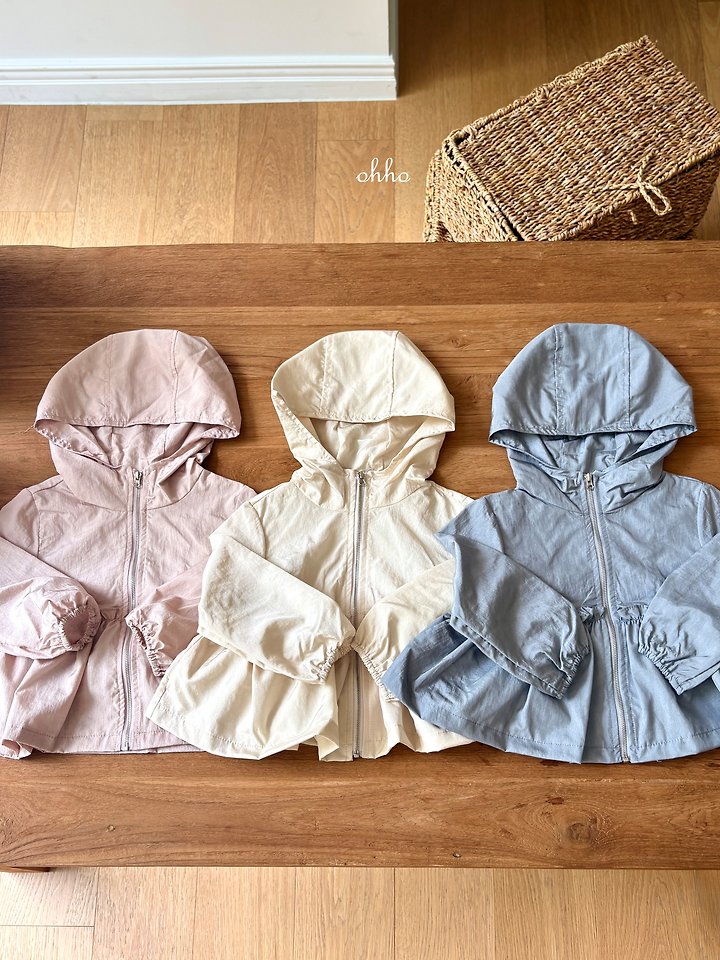 Ohho - Korean Children Fashion - #toddlerclothing - Summer Frill Windbreaker - 9