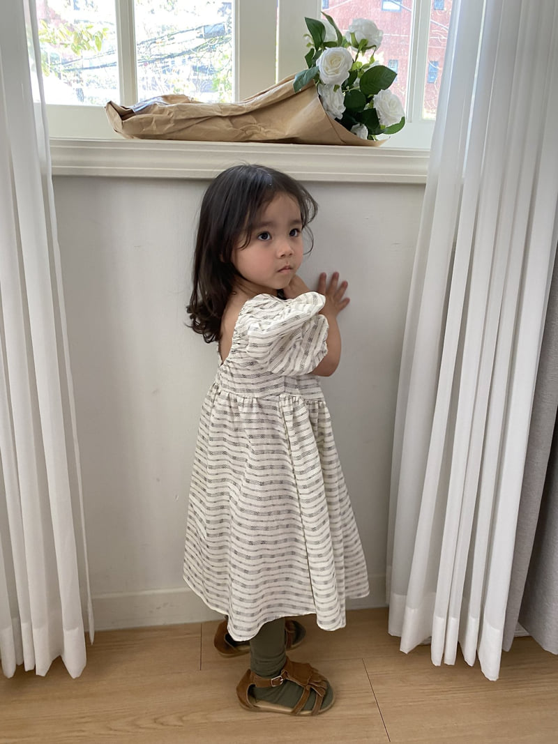 Ojodepapa - Korean Children Fashion - #Kfashion4kids - Shepherd’s Purse One-piece - 10