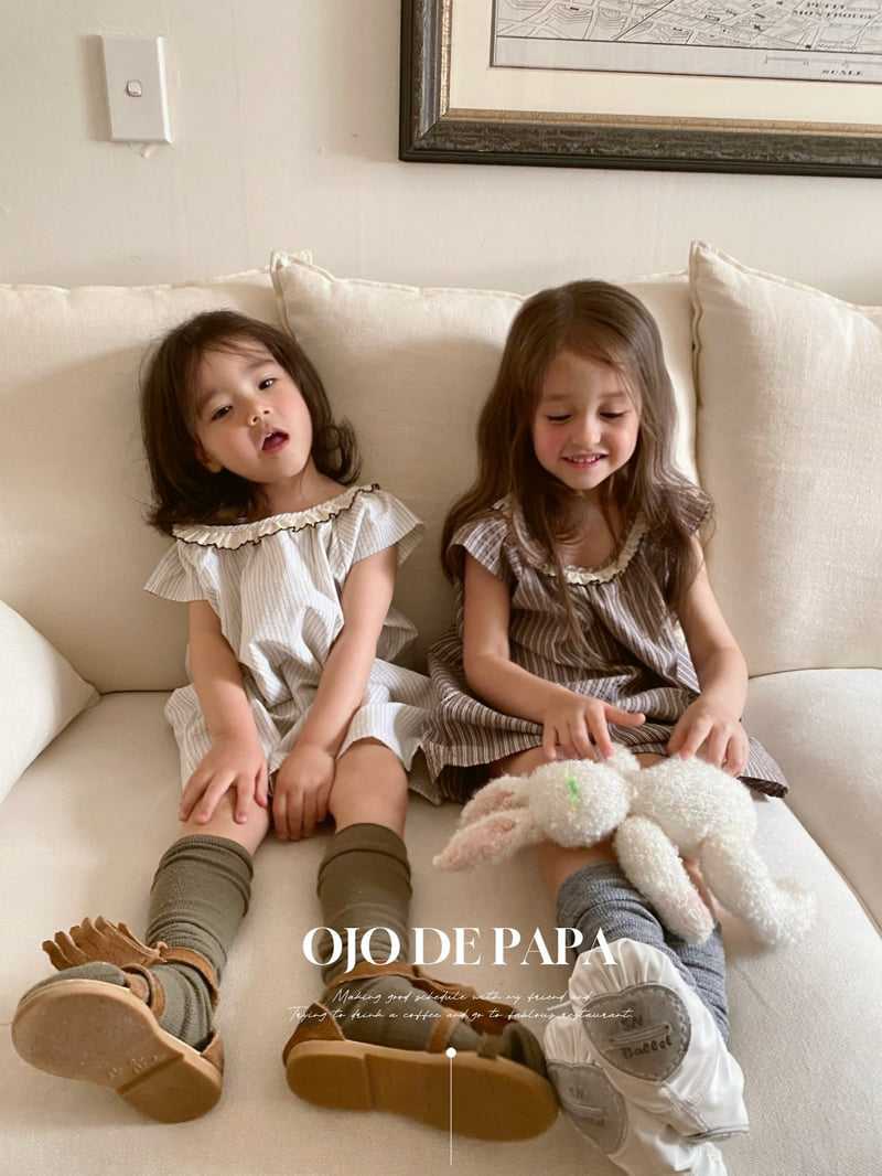 Ojodepapa - Korean Children Fashion - #childofig - Caramel One-piece - 5