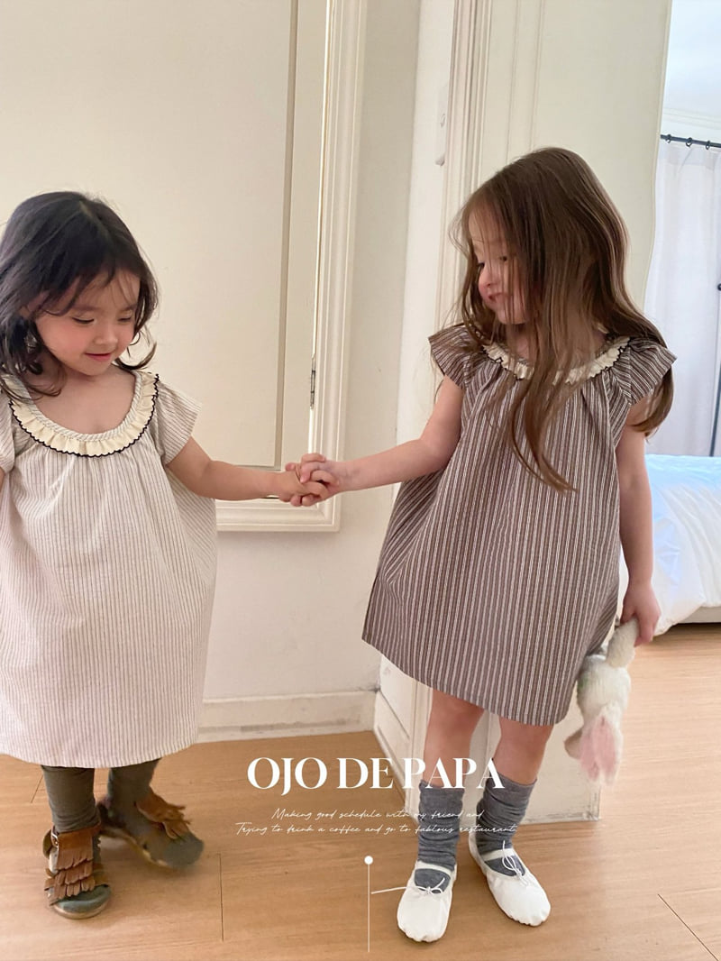 Ojodepapa - Korean Children Fashion - #childrensboutique - Caramel One-piece - 6