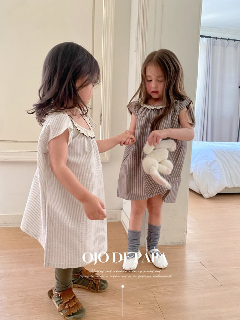 Ojodepapa - Korean Children Fashion - #designkidswear - Caramel One-piece - 7