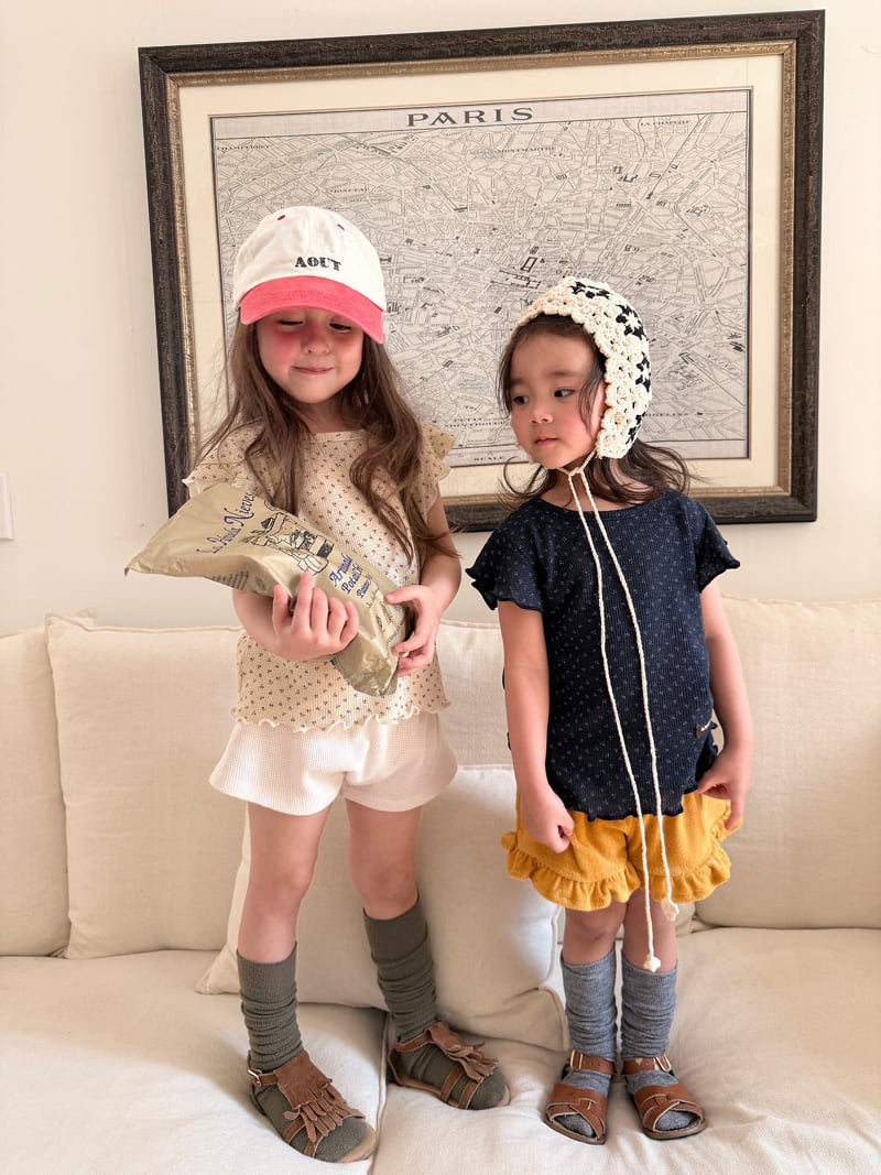 Ojodepapa - Korean Children Fashion - #discoveringself - Tulip Frill Tee