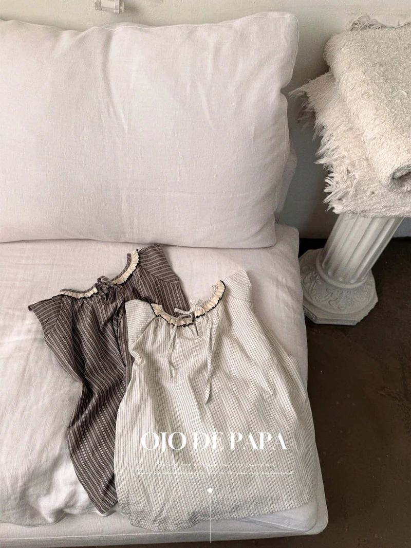 Ojodepapa - Korean Children Fashion - #discoveringself - Caramel One-piece - 8