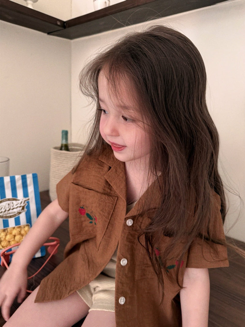 Ojodepapa - Korean Children Fashion - #fashionkids - Strawberry Shirt - 6