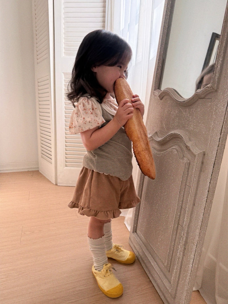 Ojodepapa - Korean Children Fashion - #kidsshorts - Peanut Sleeveless Tee - 8