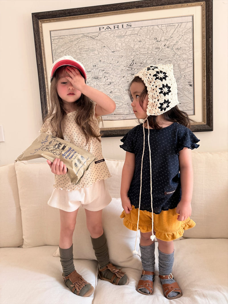 Ojodepapa - Korean Children Fashion - #kidsshorts - Tulip Frill Tee - 3