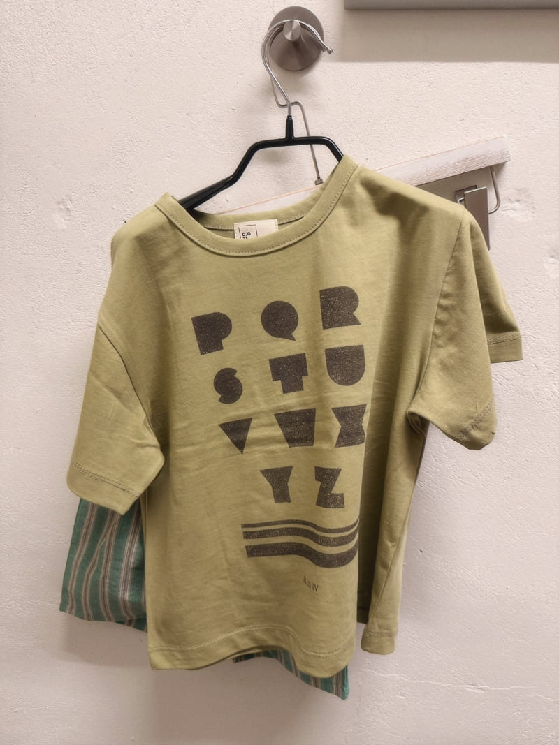 Ojodepapa - Korean Children Fashion - #kidsstore - Alphabet Tee - 5