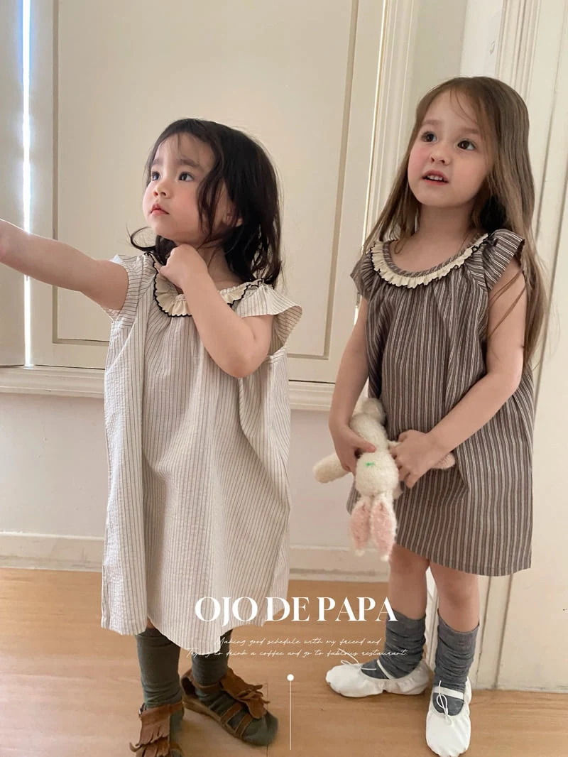 Ojodepapa - Korean Children Fashion - #kidsstore - Caramel One-piece - 11