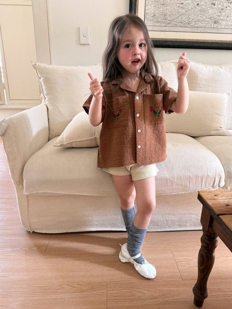 Ojodepapa - Korean Children Fashion - #kidzfashiontrend - Strawberry Shirt - 9