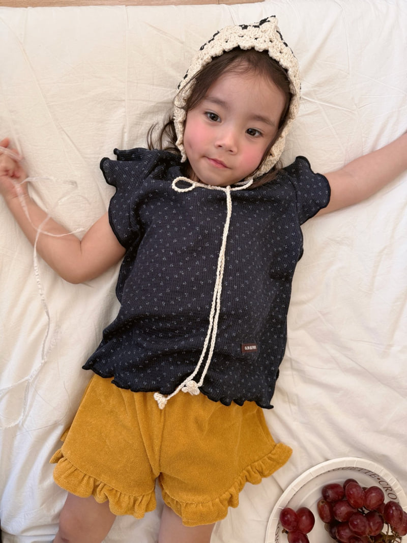 Ojodepapa - Korean Children Fashion - #kidzfashiontrend - Terry Frill Shorts - 6