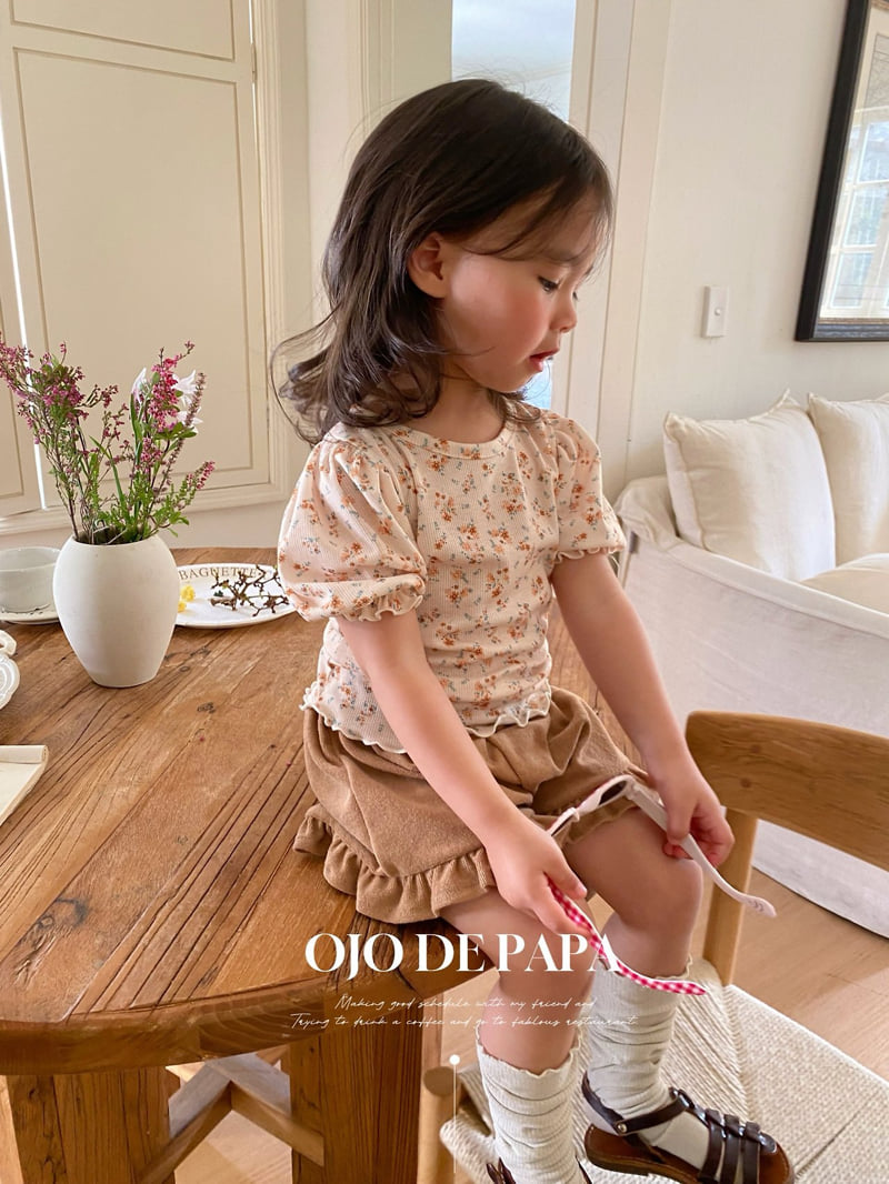 Ojodepapa - Korean Children Fashion - #littlefashionista - Wildflower Tee - 10
