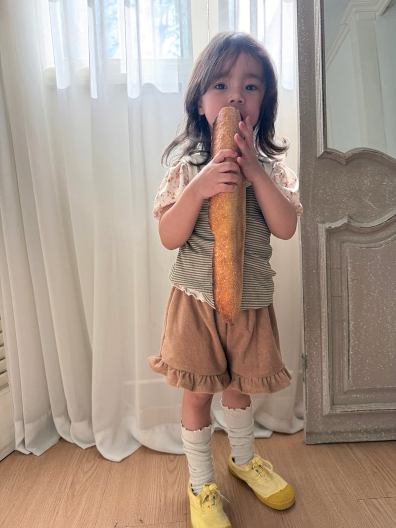 Ojodepapa - Korean Children Fashion - #littlefashionista - Terry Frill Shorts - 8