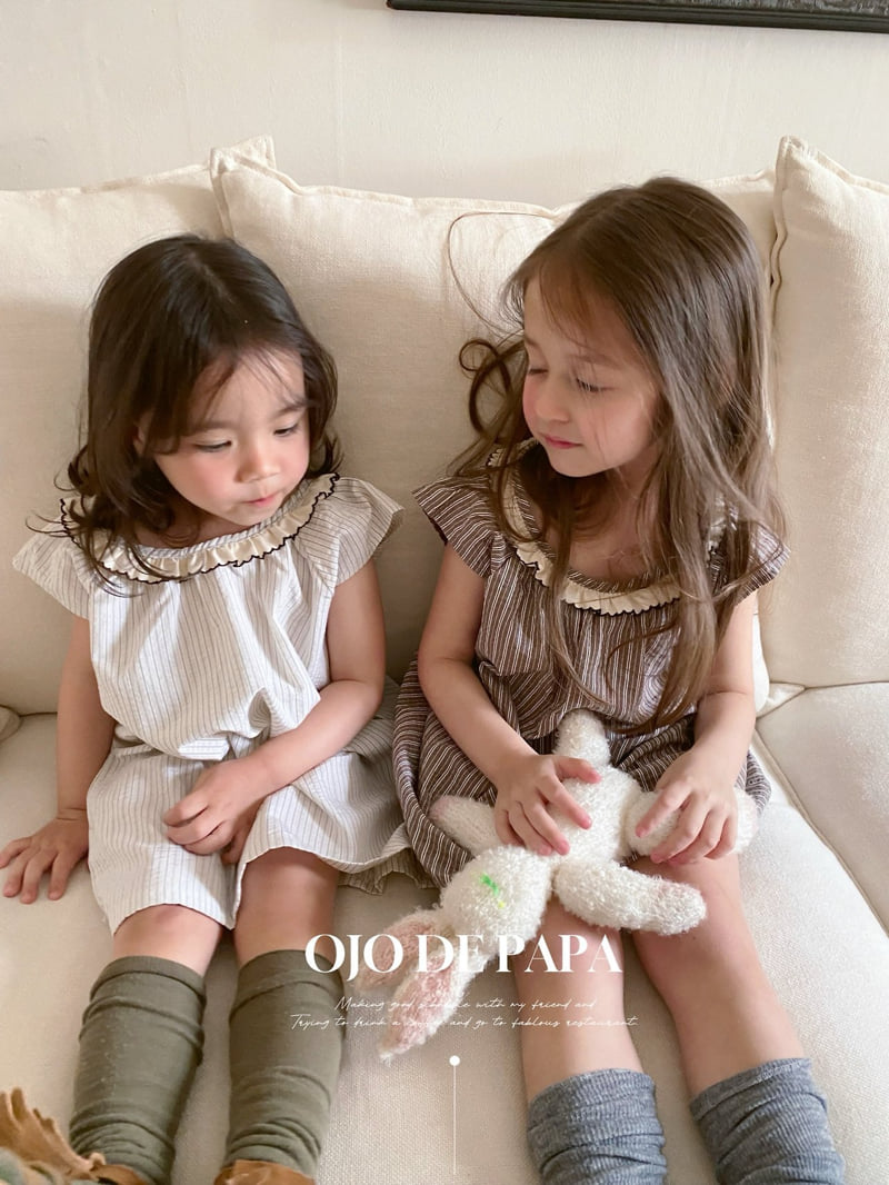 Ojodepapa - Korean Children Fashion - #magicofchildhood - Caramel One-piece