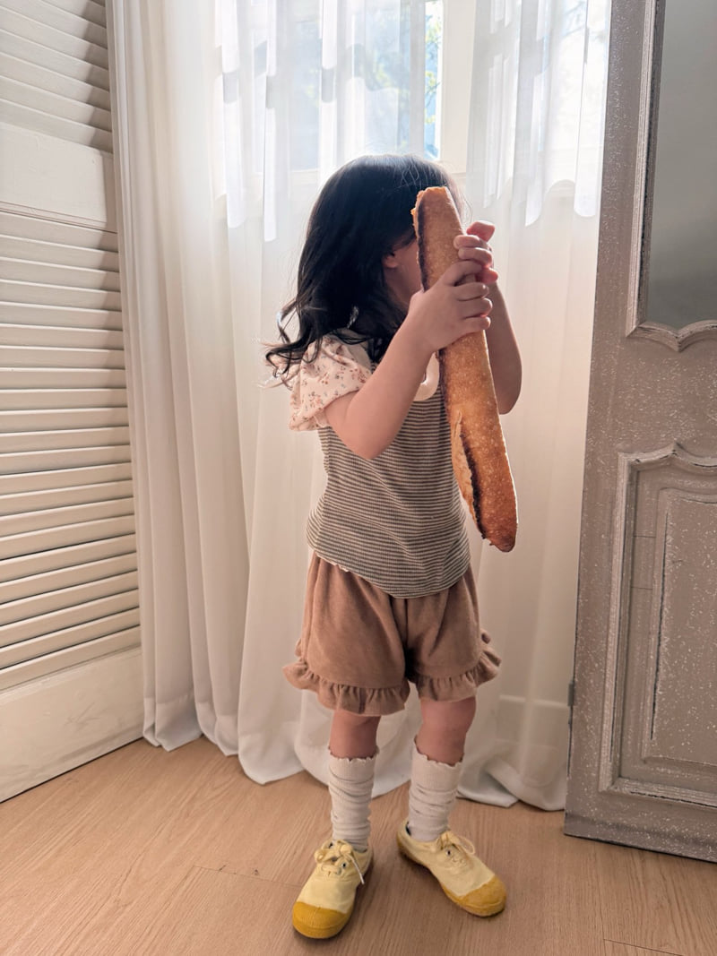 Ojodepapa - Korean Children Fashion - #minifashionista - Terry Frill Shorts - 10