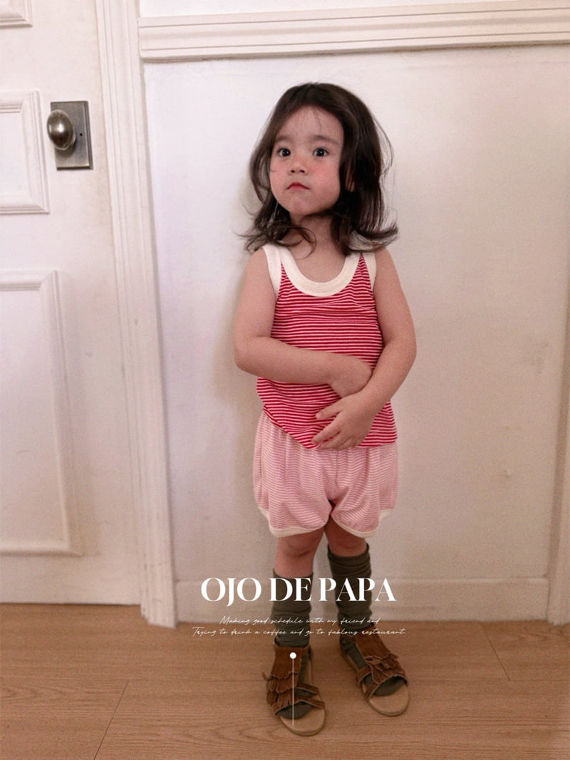 Ojodepapa - Korean Children Fashion - #toddlerclothing - Peanut Sleeveless Tee
