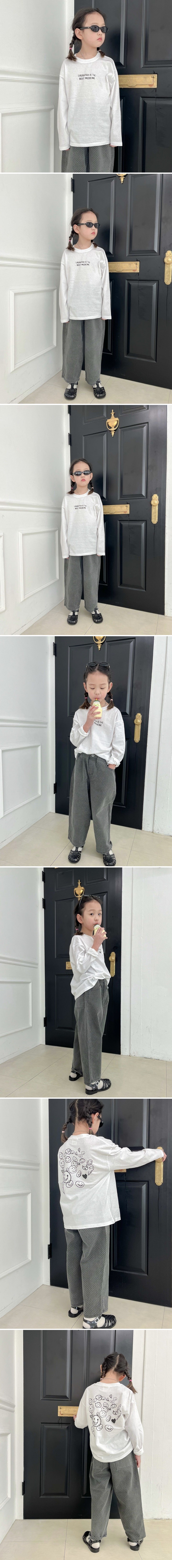 Olivie - Korean Children Fashion - #minifashionista - Smile Tee