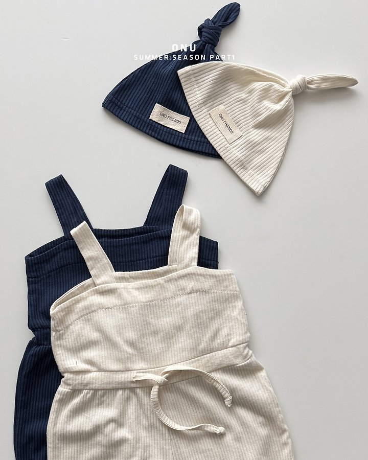 Onu - Korean Baby Fashion - #babyboutiqueclothing - Bebe Ribbed Overalls - 6
