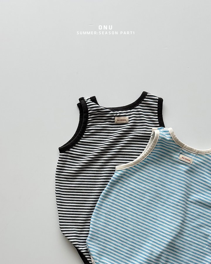 Onu - Korean Baby Fashion - #babyboutique - Bebe Ice Sleeveless Suit - 4