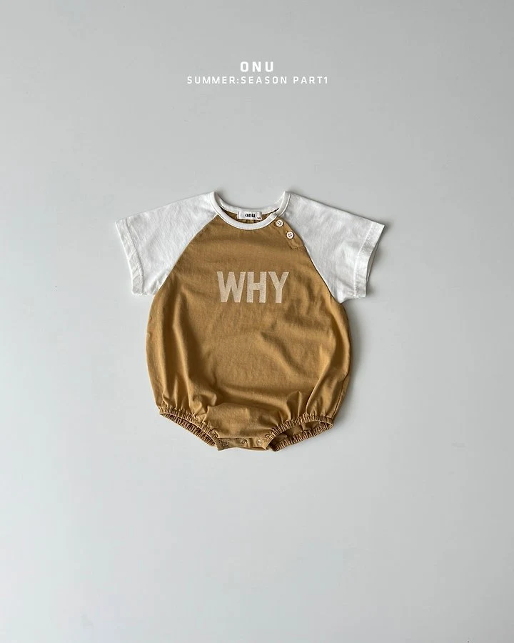 Onu - Korean Baby Fashion - #babyboutiqueclothing - Bebe WHY Raglan Suit - 2