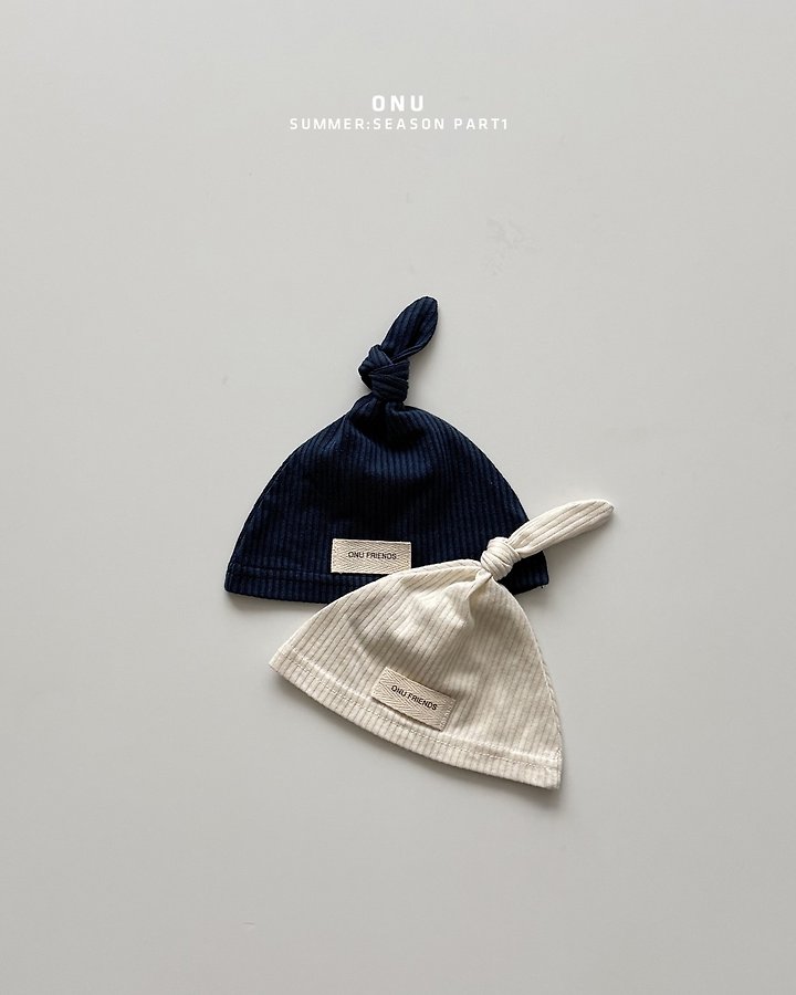 Onu - Korean Baby Fashion - #babyoutfit - Bebe Ribbed Hat