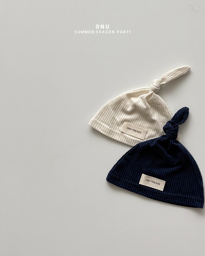 Onu - Korean Baby Fashion - #smilingbaby - Bebe Ribbed Hat - 5