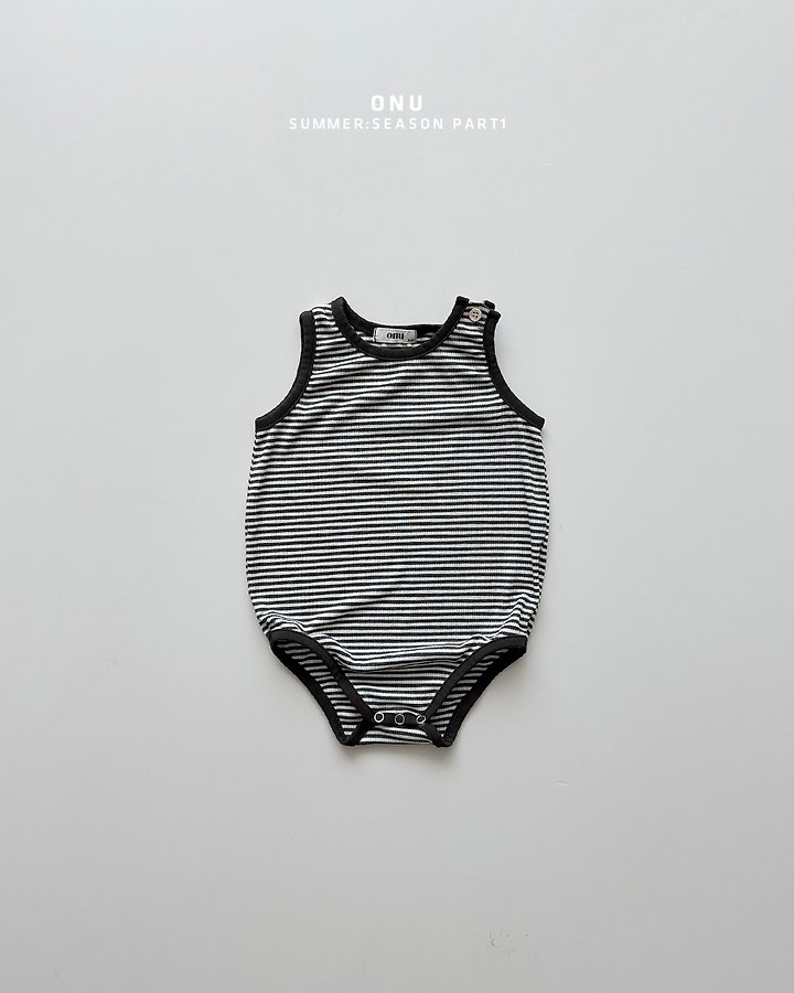 Onu - Korean Baby Fashion - #smilingbaby - Bebe Ice Sleeveless Suit - 2