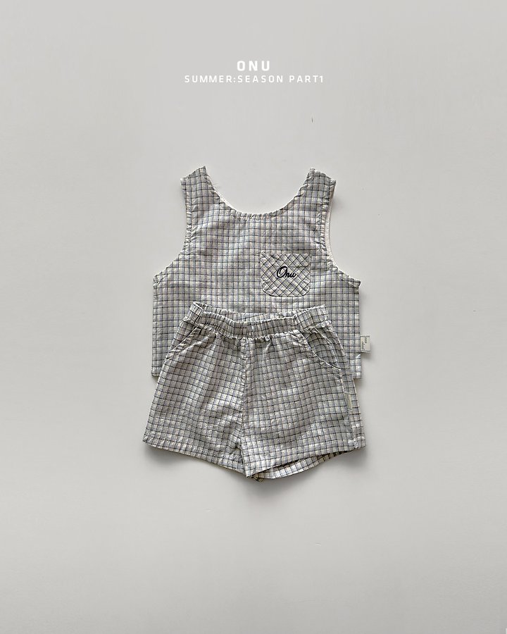 Onu - Korean Children Fashion - #Kfashion4kids - Check Shorts - 7