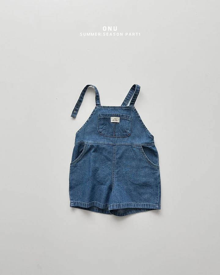 Onu - Korean Children Fashion - #Kfashion4kids - Denim Overalls - 2