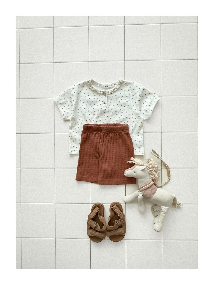 Onu - Korean Children Fashion - #Kfashion4kids - Flower Lace Tee - 7