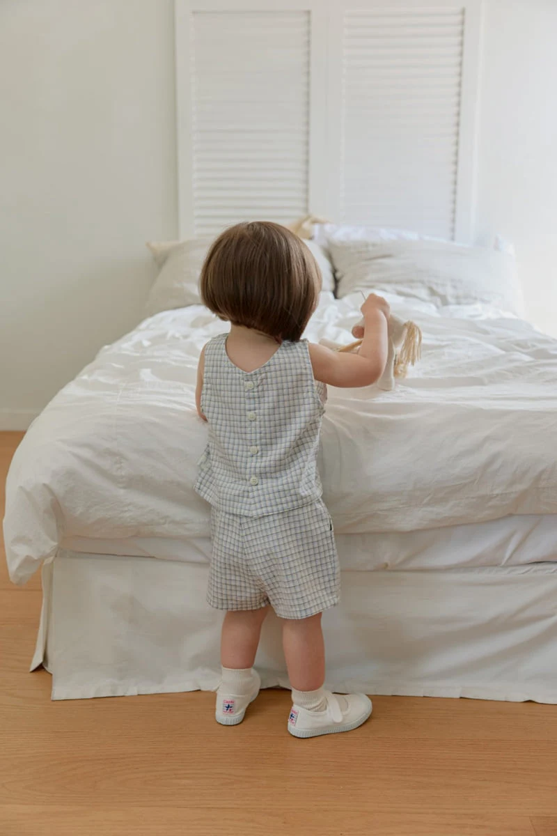 Onu - Korean Children Fashion - #childofig - Check Shorts - 12