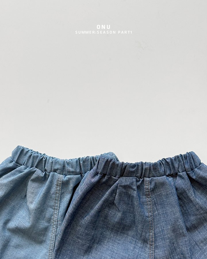 Onu - Korean Children Fashion - #childofig - Pocket Denim Pants - 5