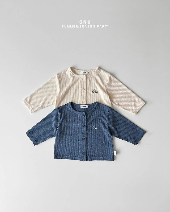 Onu - Korean Children Fashion - #childofig - Summer Ribbed Cardigan