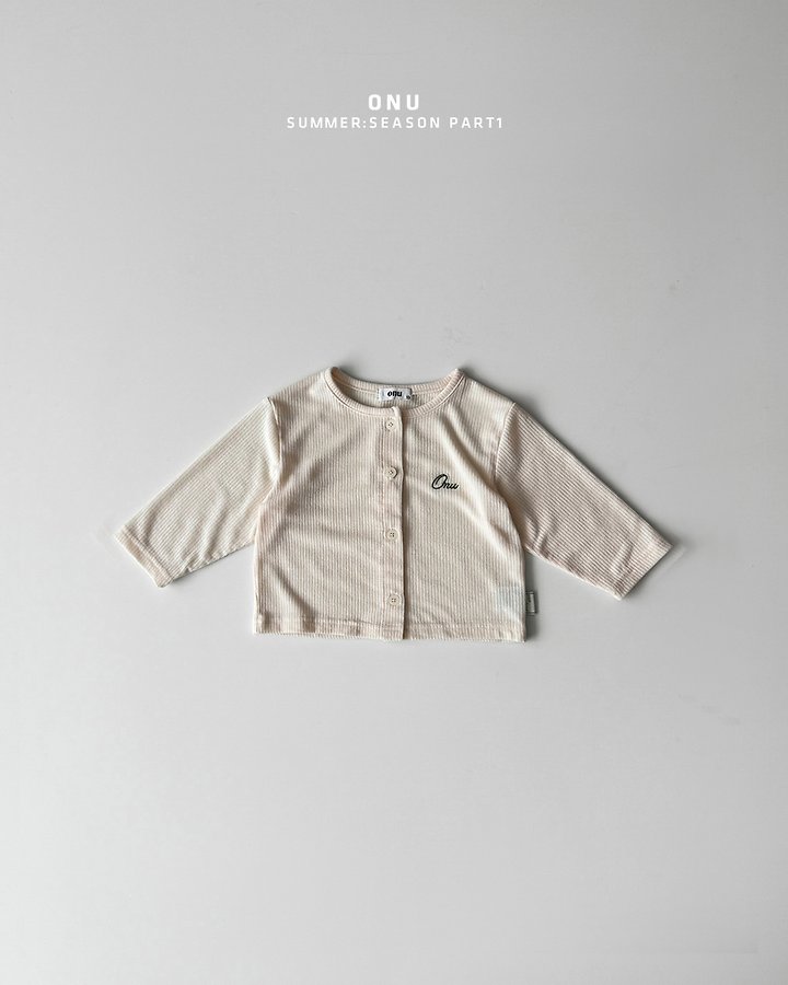 Onu - Korean Children Fashion - #childofig - Summer Ribbed Cardigan - 2