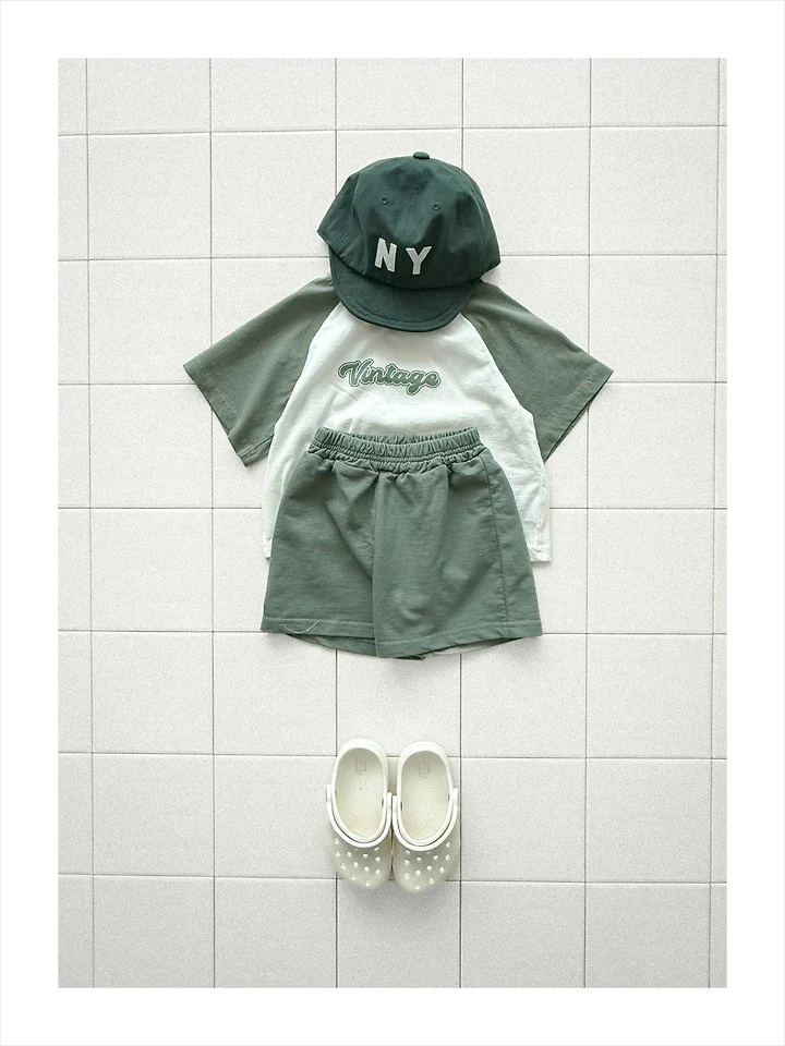 Onu - Korean Children Fashion - #childofig - Vintage Short Sleeve Tee - 8