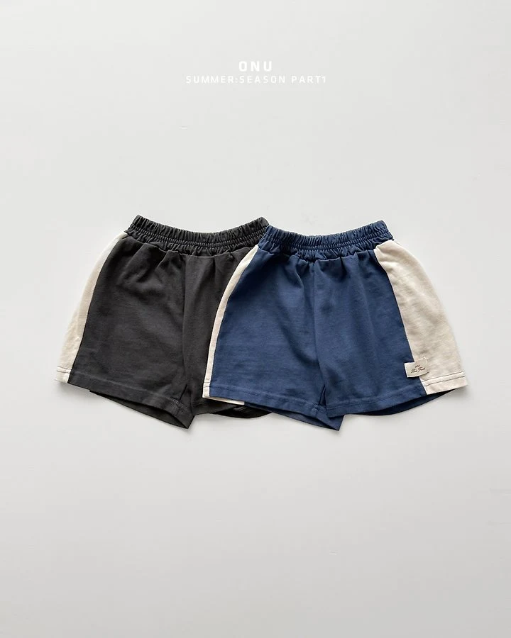 Onu - Korean Children Fashion - #childofig - Line Shorts