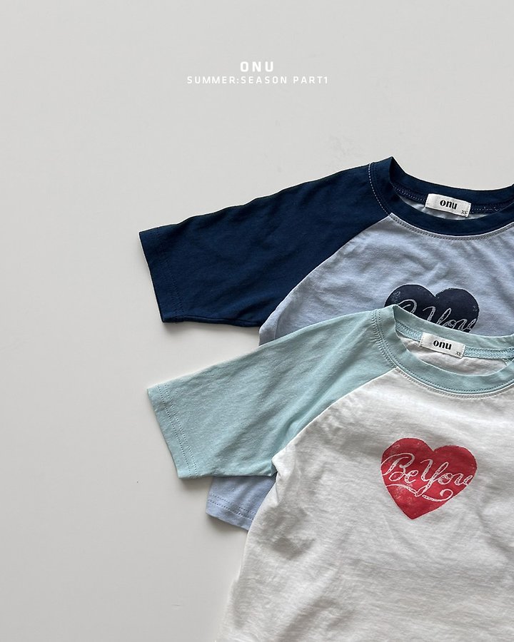 Onu - Korean Children Fashion - #childofig - Heart Cropped Tee - 4
