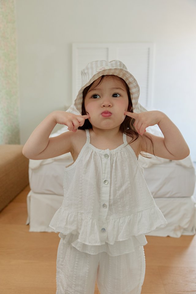 Onu - Korean Children Fashion - #childrensboutique - Stripe Bucket Hat - 12