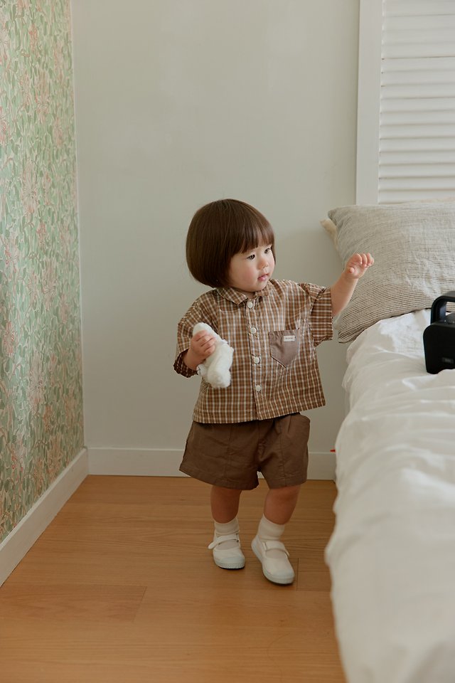 Onu - Korean Children Fashion - #childrensboutique - Summer Check Shirt - 11