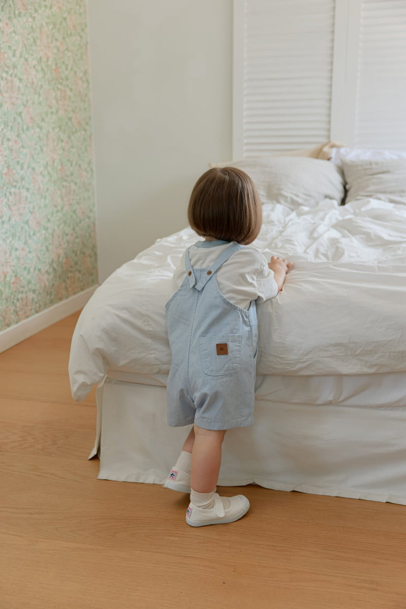 Onu - Korean Children Fashion - #childrensboutique - Denim Overalls - 9