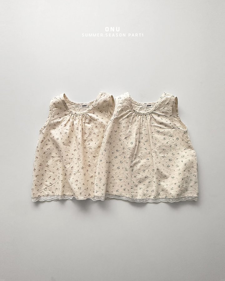 Onu - Korean Children Fashion - #childrensboutique - Floral One-piece