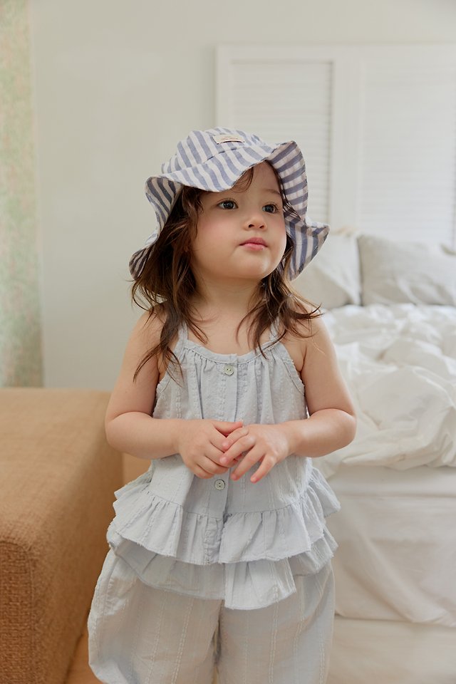 Onu - Korean Children Fashion - #childrensboutique - Frill Sleeveless Blouse - 11