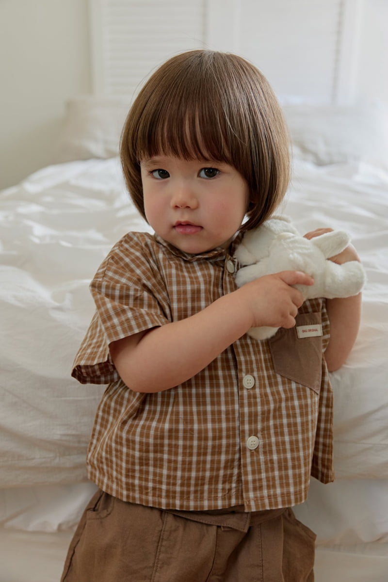 Onu - Korean Children Fashion - #designkidswear - Summer Check Shirt - 12