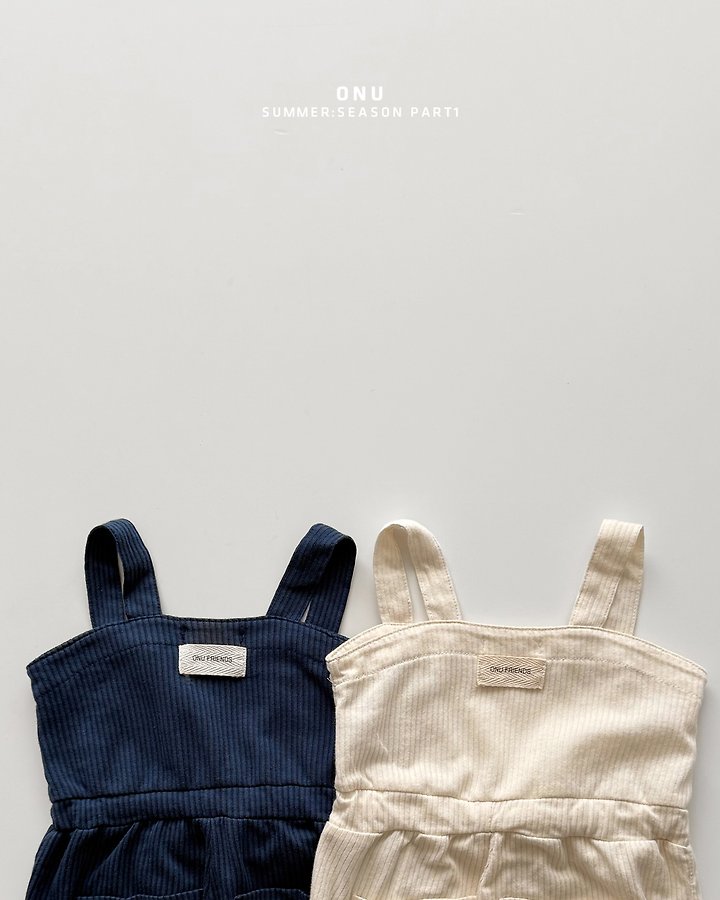 Onu - Korean Children Fashion - #designkidswear - Cropped Overalls - 6